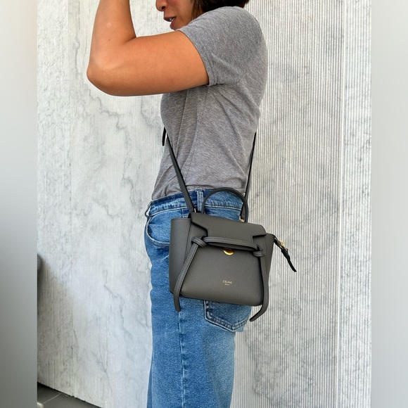 CELINE PICO BELT BAG IN GRAINED CALFSKIN - Picture 10 of 10